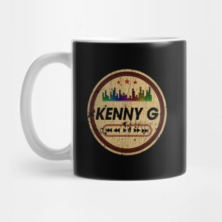 Graphic Kenny G Name Retro Distressed Cassette Tape Vintage Mug